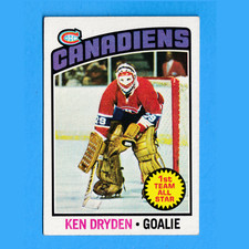 1976-77 Topps Ken Dryden #200 EX centered, Montreal Canadiens Hockey HOF