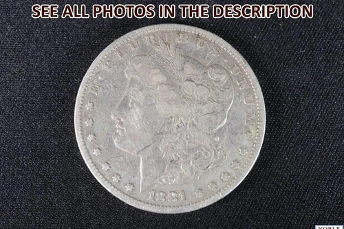 NobleSpirit Desirable 1881 Morgan Silver Dollar Fine