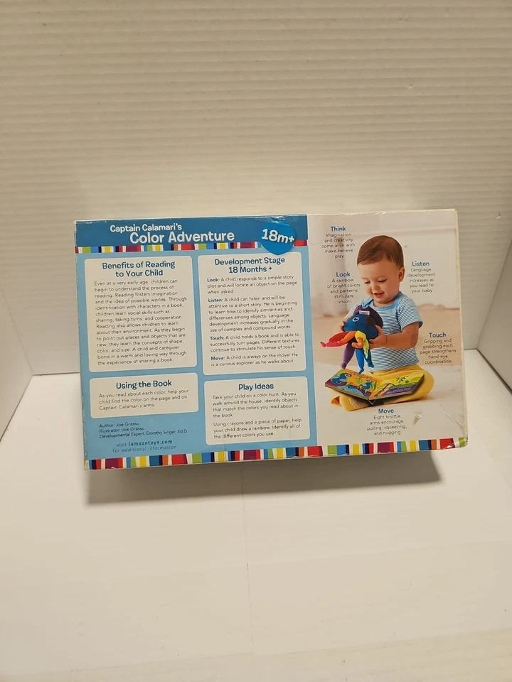 Pulpo pirata Lamaze bebé niño juguete sensorial asiento de coche clip sonajero arrugado Foto 2 de 4