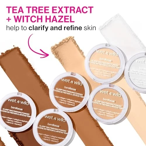 WET N WILD Bare Focus Clarifying Finishing Powder - Fair Light - Image 2 of 4