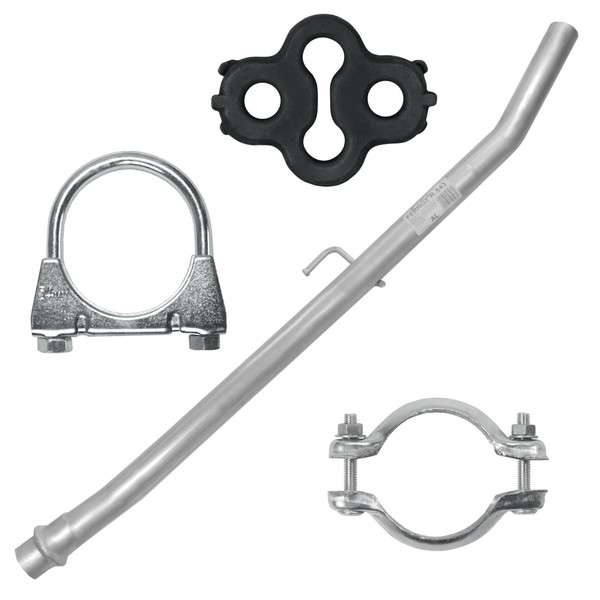 Rohr Auspuff Hosenrohr Rohrvorne Montagesatz FüR Lancia Phedra 2.0 Jtd 2.2 Jtd-image