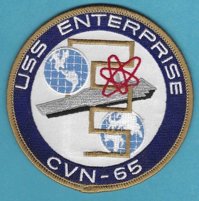 U.S. NAVY CVN-65 USS ENTERPRISE AIRCRAFT CARRIER PATCH