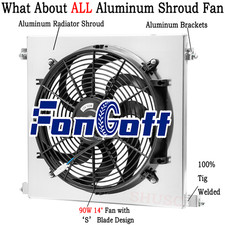Aluminum Shroud Electric Fan For 1928-1929 Ford Model A Flathead Engine New