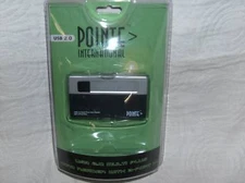 Pointe International 2.0 USB Card Reader with 3 port hub BRAND NEW & SEALED