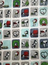 Berkshire Peanuts Snoopy Berkshire Throw Blanket Christmas Holidays 50 x 70 NWT