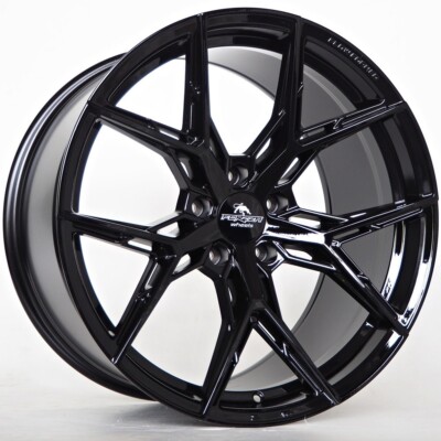 Forzza Gravity Felgen Alufelgen 9j 10j 20 Zoll 5x112 Staggered Black Magic