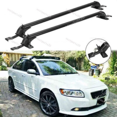 Top Roof Rack Cross Bar Luggage Carrier Aluminum Set For Volvo S40  S80 V70 UK