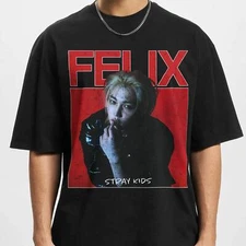 Felix Stray kids Graphic Shirt, Felix Kpop Bootleg Shirt, Felix Retro T Shirt, V