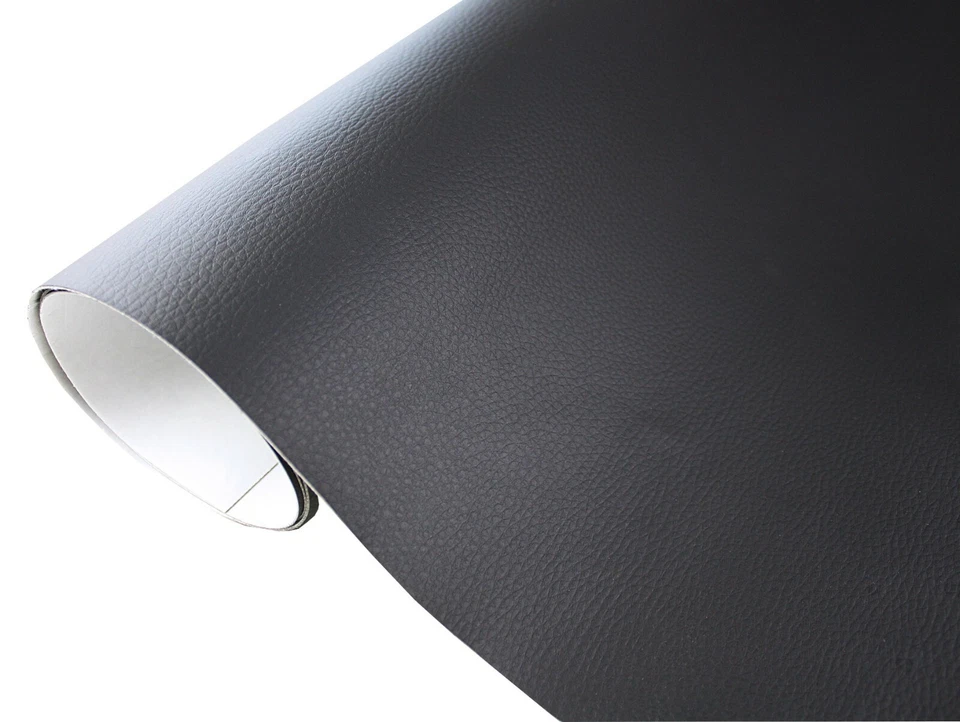 Kunstleder Folie Flicken Selbstklebend Lederreparatur - Schwarz  - Bild 2 von 4