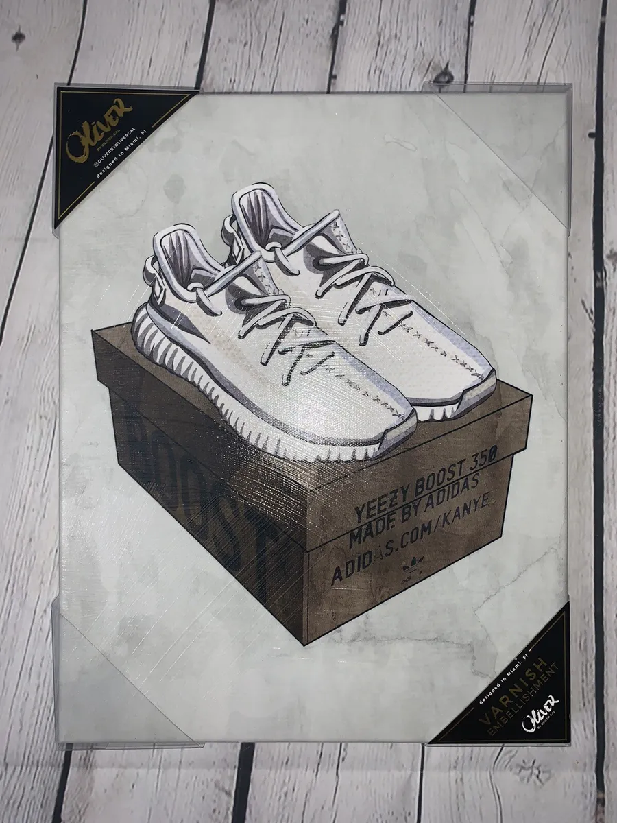 Yeezy Boost 350 ADIDAS Shoes Kayne Oliver Gal Wall Art 14×11 Canvas | eBay