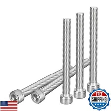 DTGN M8x100mm Socket Head Cap Screws Bolts, 5Pcs 304 Stainless Steel 18-8, Me