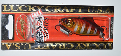 lucky craft lv-100 sinking 2 1/2'' 7/16oz maguma heat up gill lipless crankbait