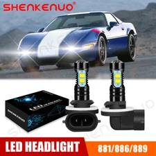 For 1991-1996 c4 Corvette 881 886 LED Fog Light Conversion Kit SUPER BRIGHT 2PC