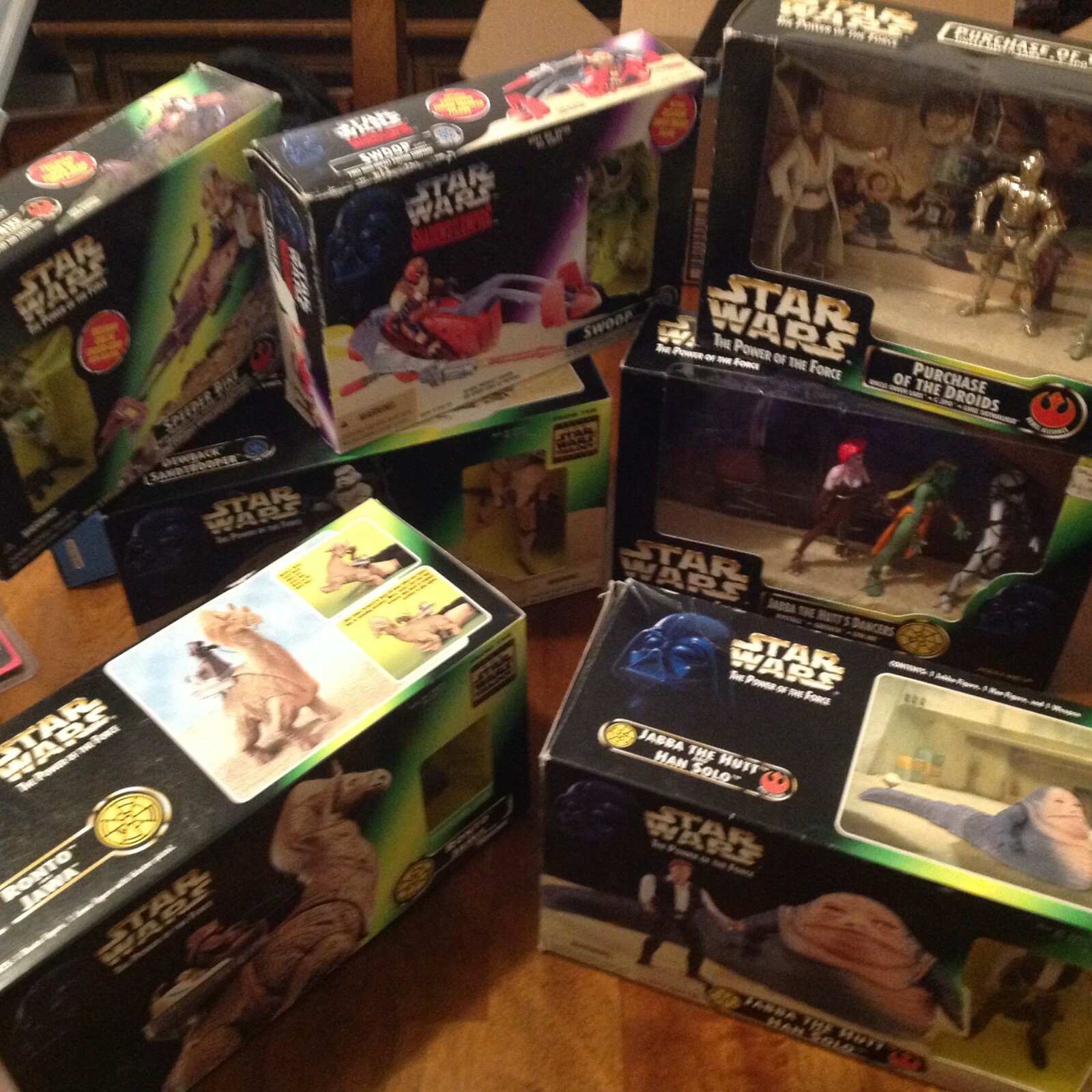 STAR WARS VINTAGE PLAYSETS / VEHICLES / PUZZLE NEW/USED "TOYS 'R