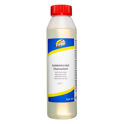 Goldelektrolyt Chamaeleon (250 ml) - Vergoldung, vergolden, Goldbad