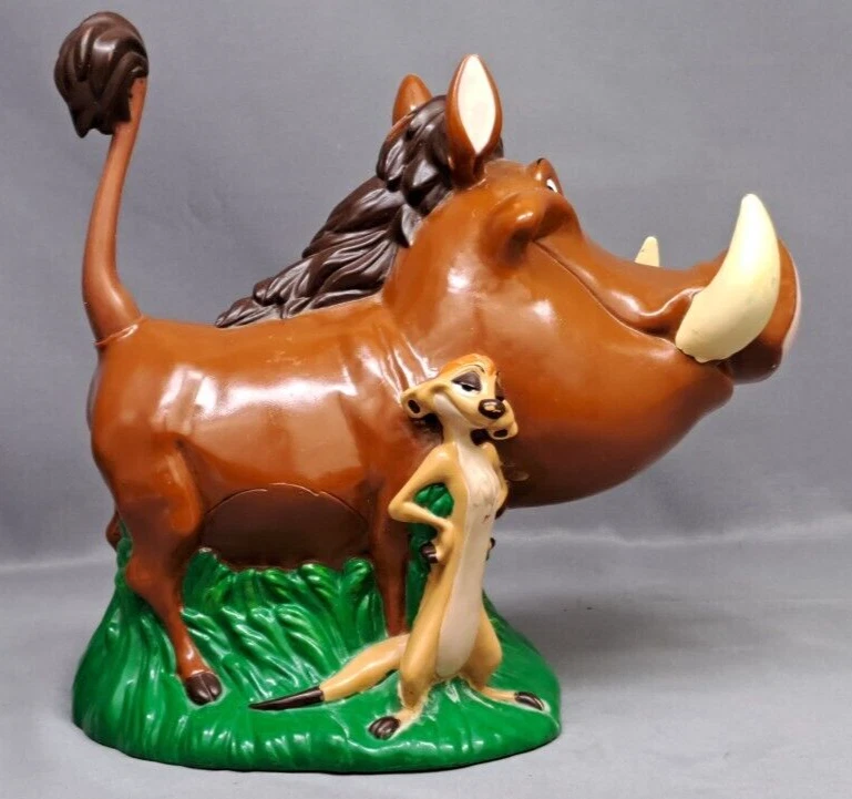 Figura Banco Vinilo Disney El Rey León Timón y Pumba de Enesco Foto 2 de 4