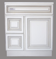 New Antique White Single-sink Bathroom Vanity Base Cabinet 30" Wide x 21" Deep