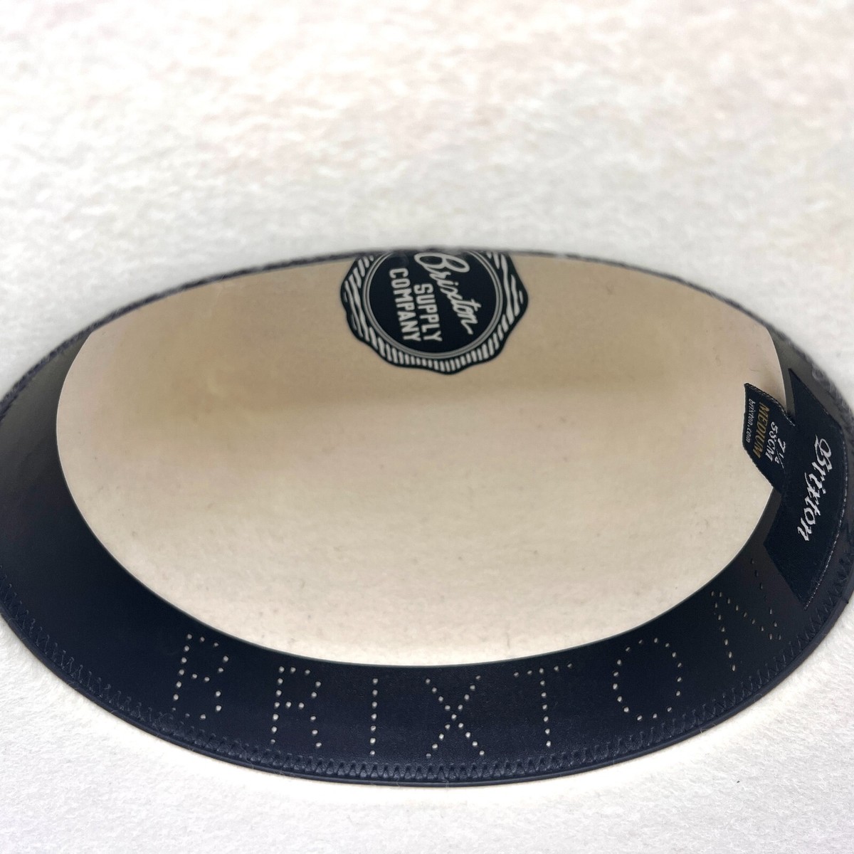 BRIXTON SUPPLY Company 100% Wool Felted Wide Brim White 