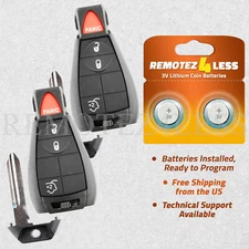 For 2 Car Remote 2008 2009 2010 Jeep Commander Keyless Entry Car Key Fob Control