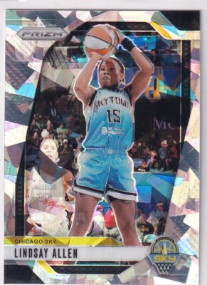 2024 WNBA Prizm Panini Basketball No. 107 Lindsay Allen Ice Prizm