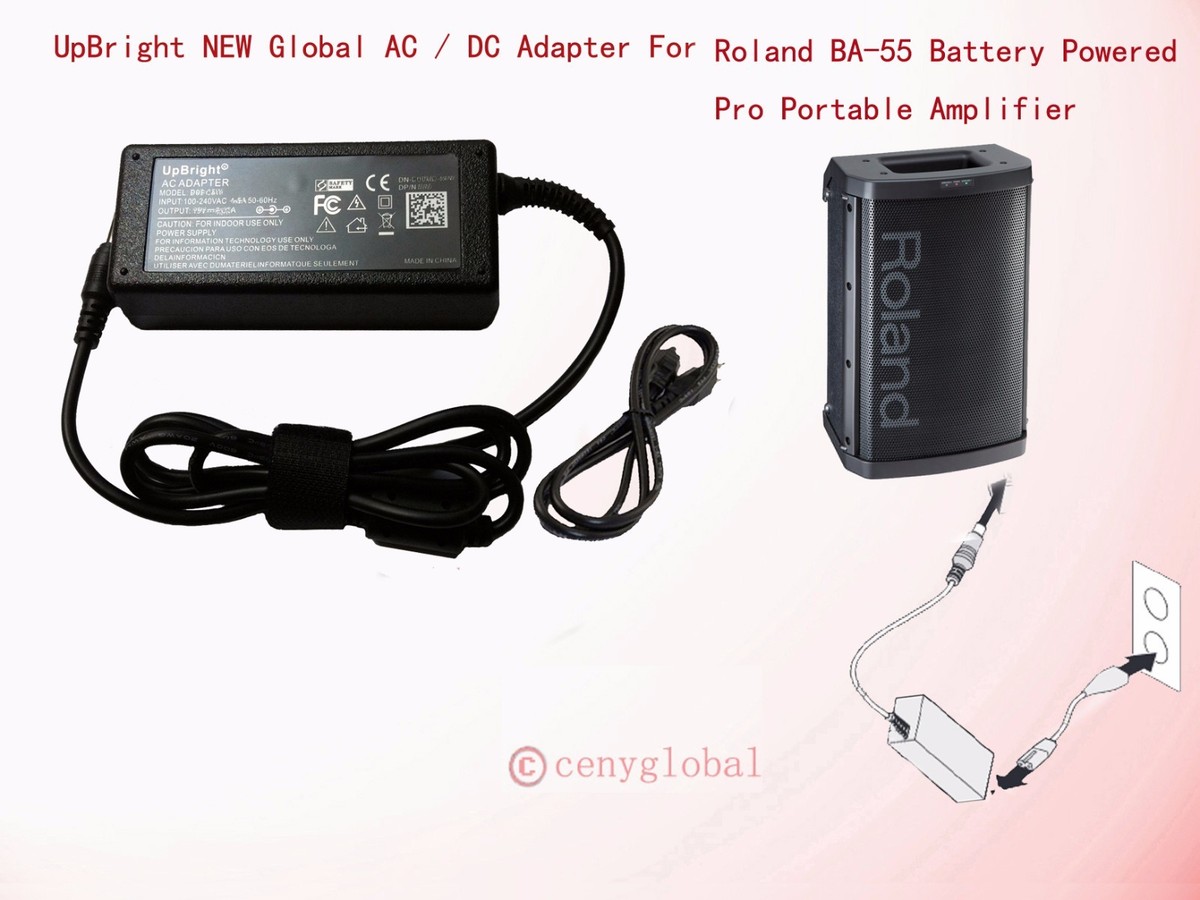 13V AC Adapter For Roland BA-55 BA55 Battery Powered Portable