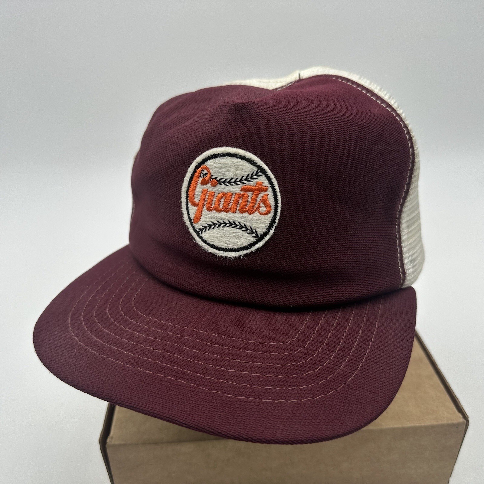 Vintage Giants Hat Cap Snapback New Era Pro Model Made USA 80s S/M