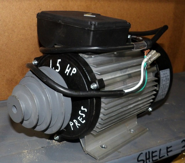 11/2 HP MOTOR FROM SHOP FOX M1037 DRILL PRESSLOW 1725 RPM eBay