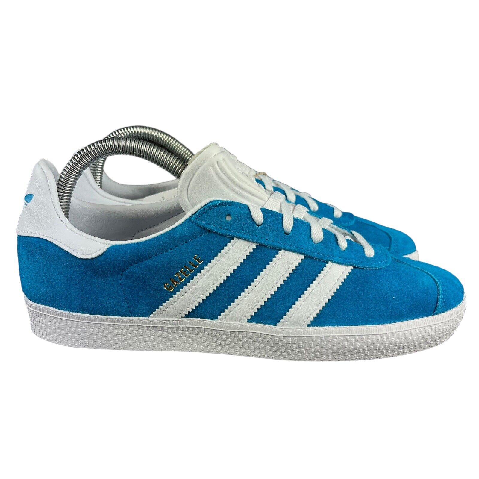 Proceso entrada Momento Adidas Originals Gazelle J Pantone Blue White Suede Shoes HP2880 Youth Sz  3.5-7 | eBay