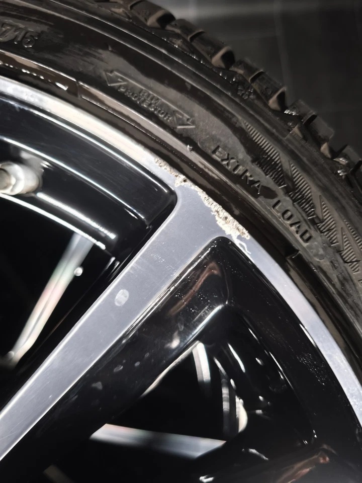 4 Winterräder 225/40R18 Mercedes A B CLA Klasse W176 W246 18 " Alufelgen - Bild 4 von 4