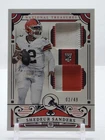 2025 Panini National Treasures Shedeur Sanders Purple Rookie Dual Patch /49