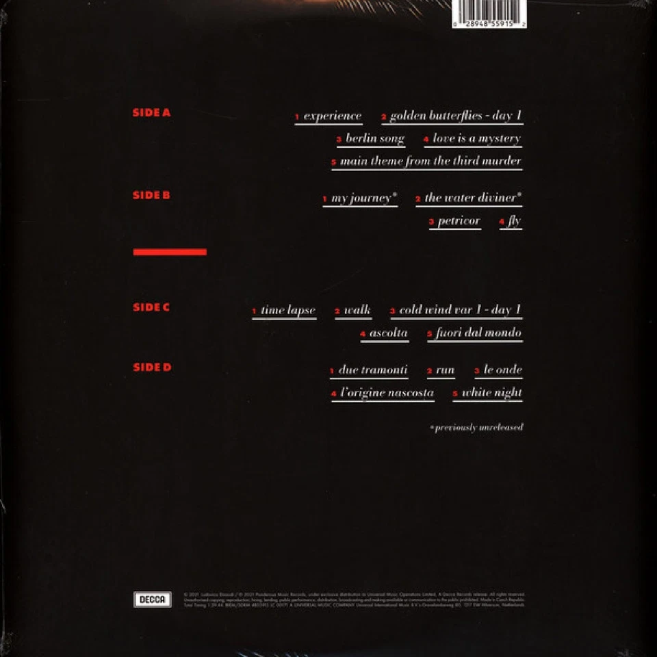 Ludovico Einaudi Cinema Decca – 4855915 Compilation 2xLP - Image 2 of 4