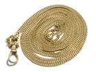 FABULOUS VICTORIAN ROLLED GOLD MUFF GUARD LADIES WATCH CHAIN 145CM 12.1 GRAMS
