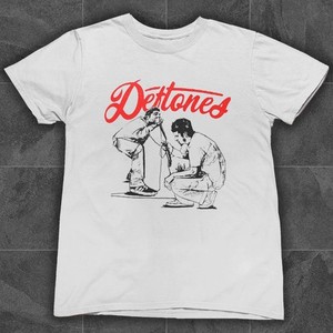 T-shirt Vintage Deftones Avec Croix - Homme Taille L Années 2000, Condition Délavée Unique
