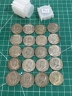 Lot of 20 40% Silver Kennedy Half Dollar 1968 Collectable Coin Stacking Junk