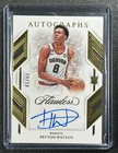 PEYTON WATSON 2022-23 PANINI FLAWLESS ROOKIE AUTOGRAPHS AUTO GOLD 08/10 RC