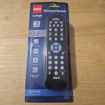 RCA RCR3273E 3 Device Universal Remote Control NOB