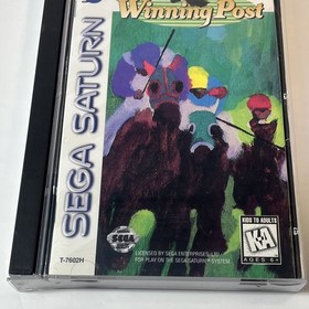 Winning Post (Sega Saturn, 1996) CIB Complete w Manual & Foam - Tested & Working