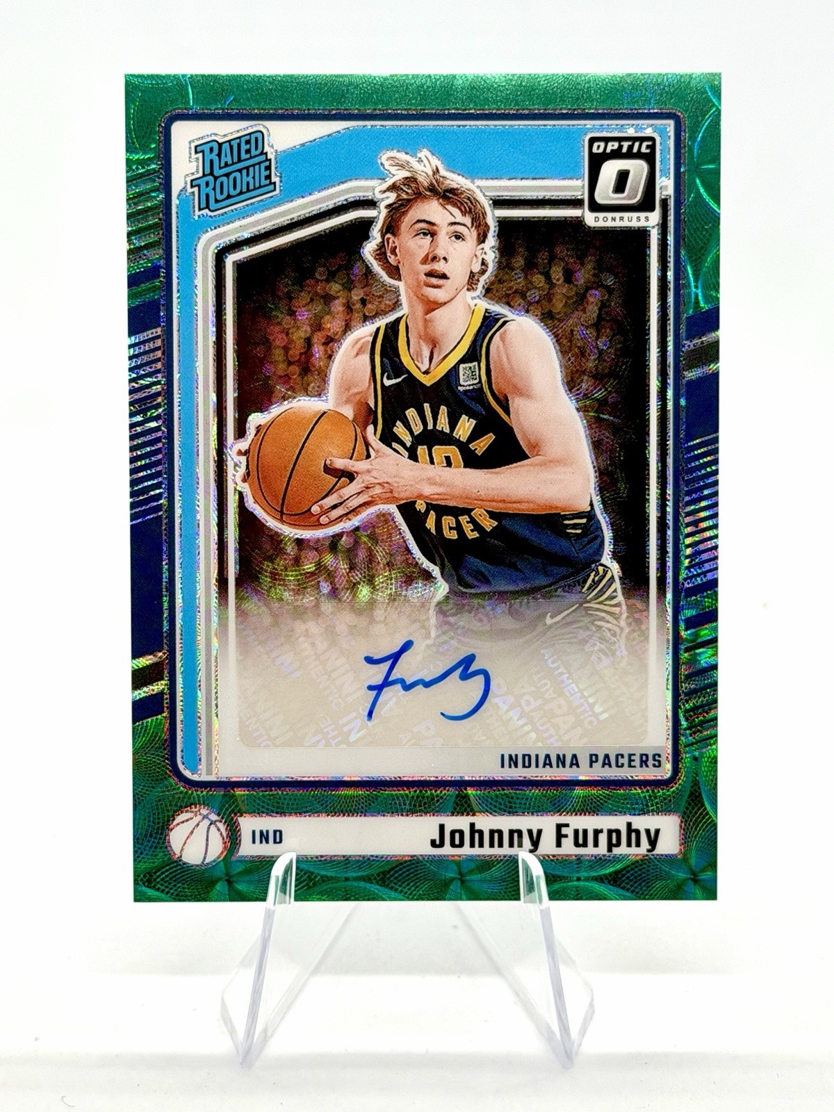 2024-25 Optic Rated Rookie Johnny Furphy #312 Green Scope /25