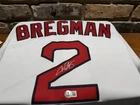 Alex Bregman Signed Jersey Autographed Boston Red Sox Baseball Nike Beckett COA