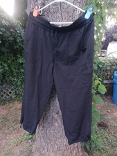 RBX Black Lightweight Lounge Capri-Size Lg-El...