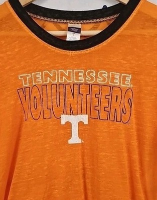 University Of Tennessee Volunteers Ladies Orange T-shirt Bottom Drawers Size L 