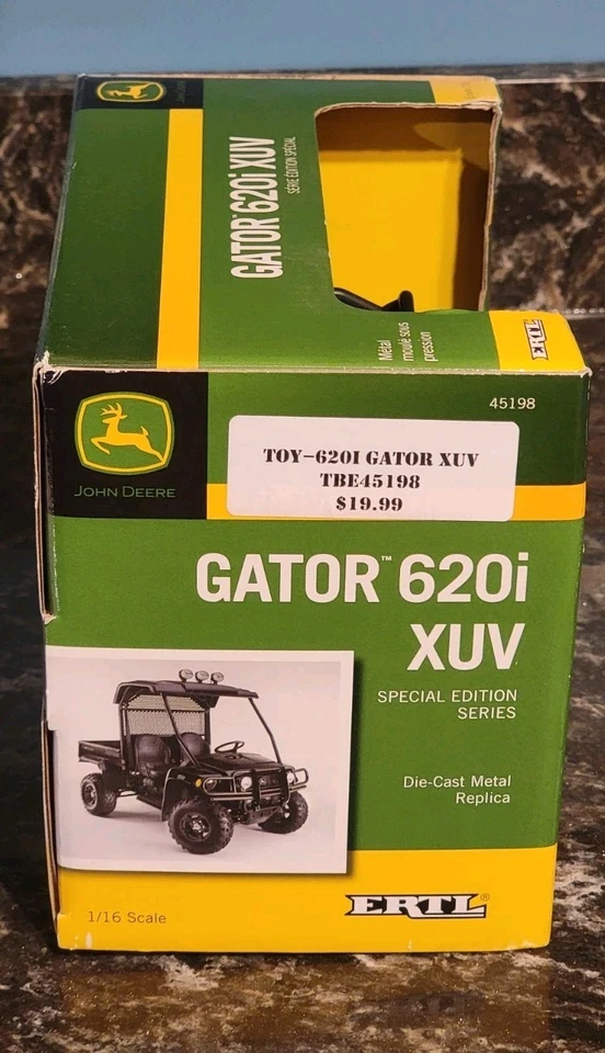 1/16 ERTL John Deere Gator 620i XUV 4X4 Black & Silver 2010 NOS - RARE - Image 3 of 4