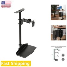 Heavy Duty Under Desk CPU Holder  360 Swivel  Width  Height Adjustable