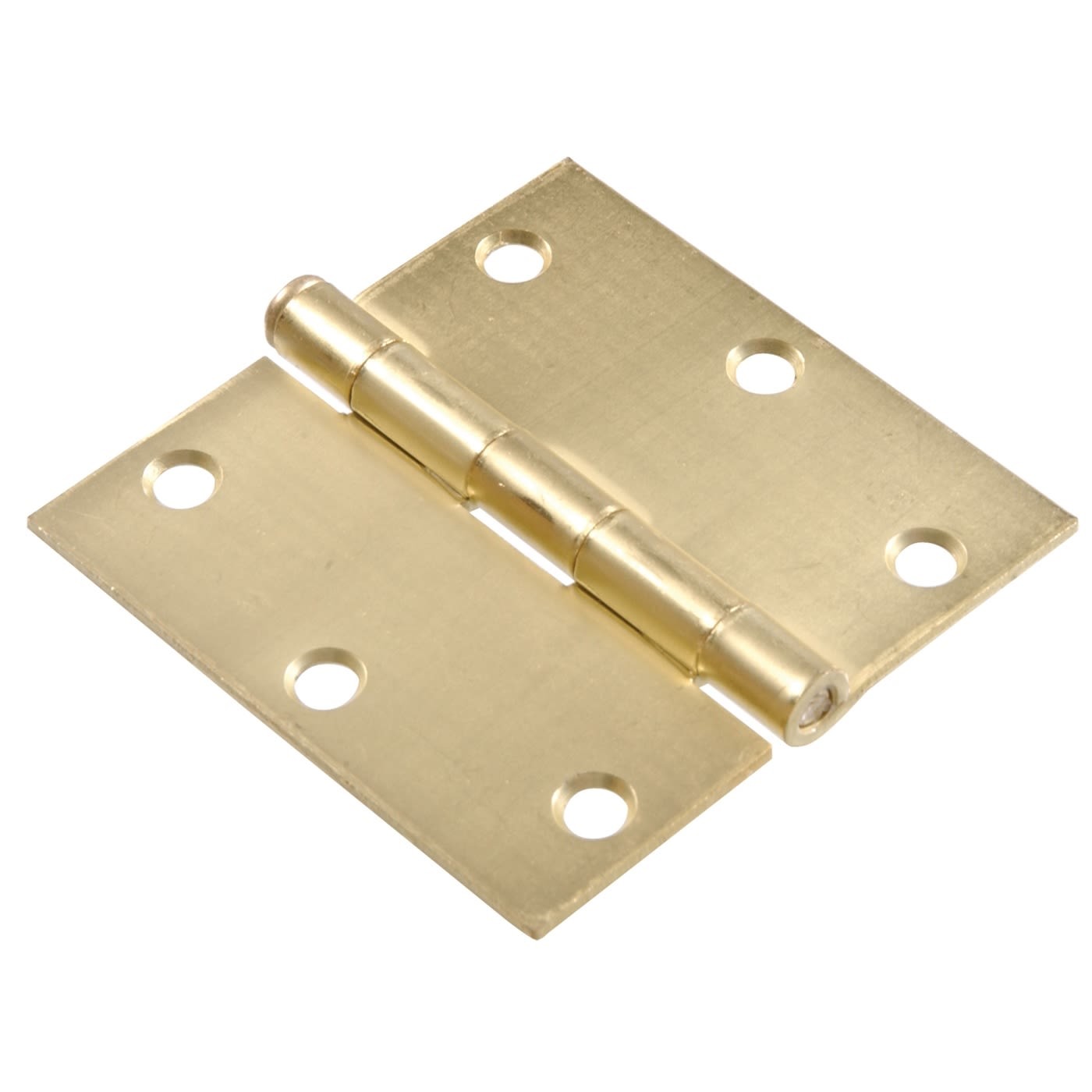 Hillman Square Corner Security Stud Hinge Zinc and Yellow Dichromate 852598