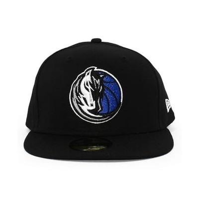 New Era 59FIFTY Dallas Mavericks NBA Team Basic Fitted Cap Schwarz Größe 7-7/8