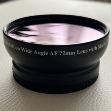 0.45x - 72mm HD Echtglas Marken Optik Weitwinkel Makro Vorsatz Linse Objektiv