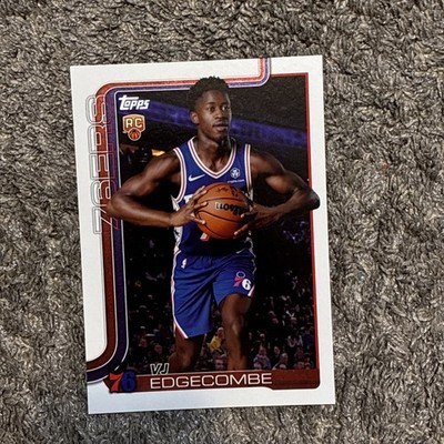 NEW Costco Exclusive NBA Topps 2025-26 VJ Edgecombe Rookie Card Oversized Jumbo