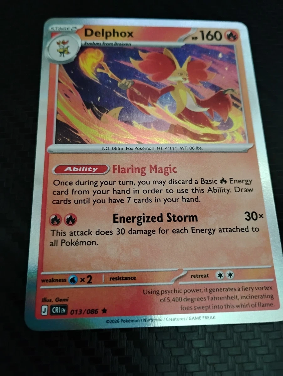 delphox pokemon card price - Break (14/124) - XY Fates Collide Evolves from Braixen Type Delphox Pokemon Card | eBay
