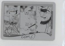 2014 Topps Mini Printing Plate Black 1/1 Paul Goldschmidt Jay Bruce #143 1l8s