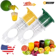 Manual Lemon Juicer Citrus Reamer Handheld Squeezer for Lemon Orange Lime 2Pcs